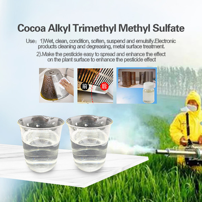 Cocoalkyl Trimethyl Methyl Sulfate Moisturizing Cleansing Softening CAS 68002-60-8